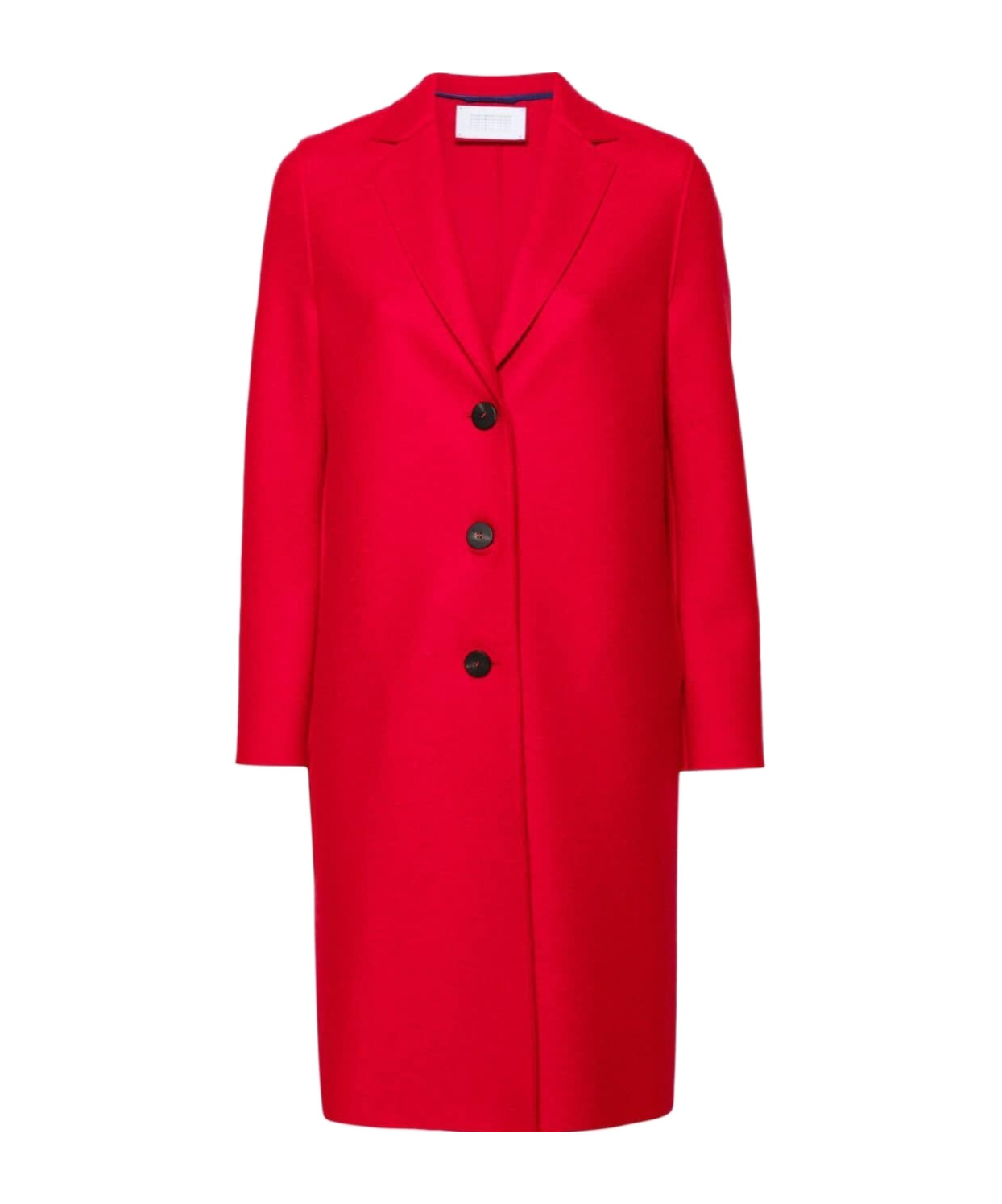 Harris Wharf London Wool Coat In Red
