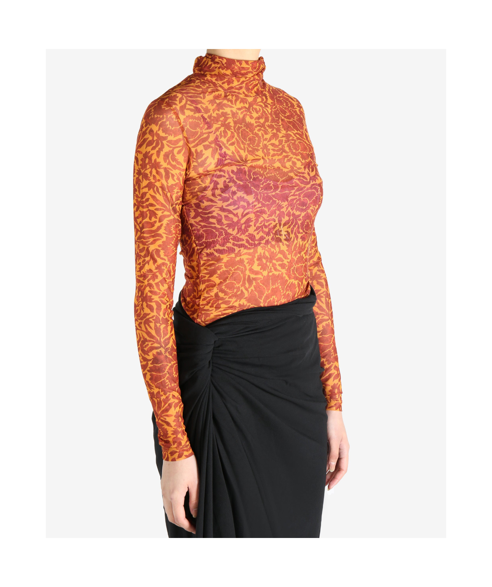 Dries Van Noten High-necked T-shirt In Black