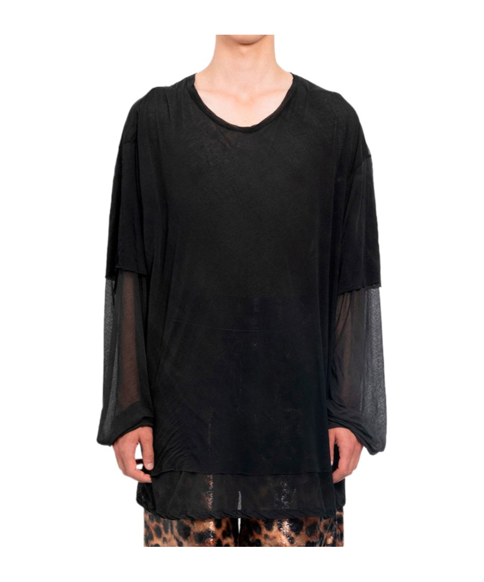 Doublet Long Sleeved T-shirt In Black