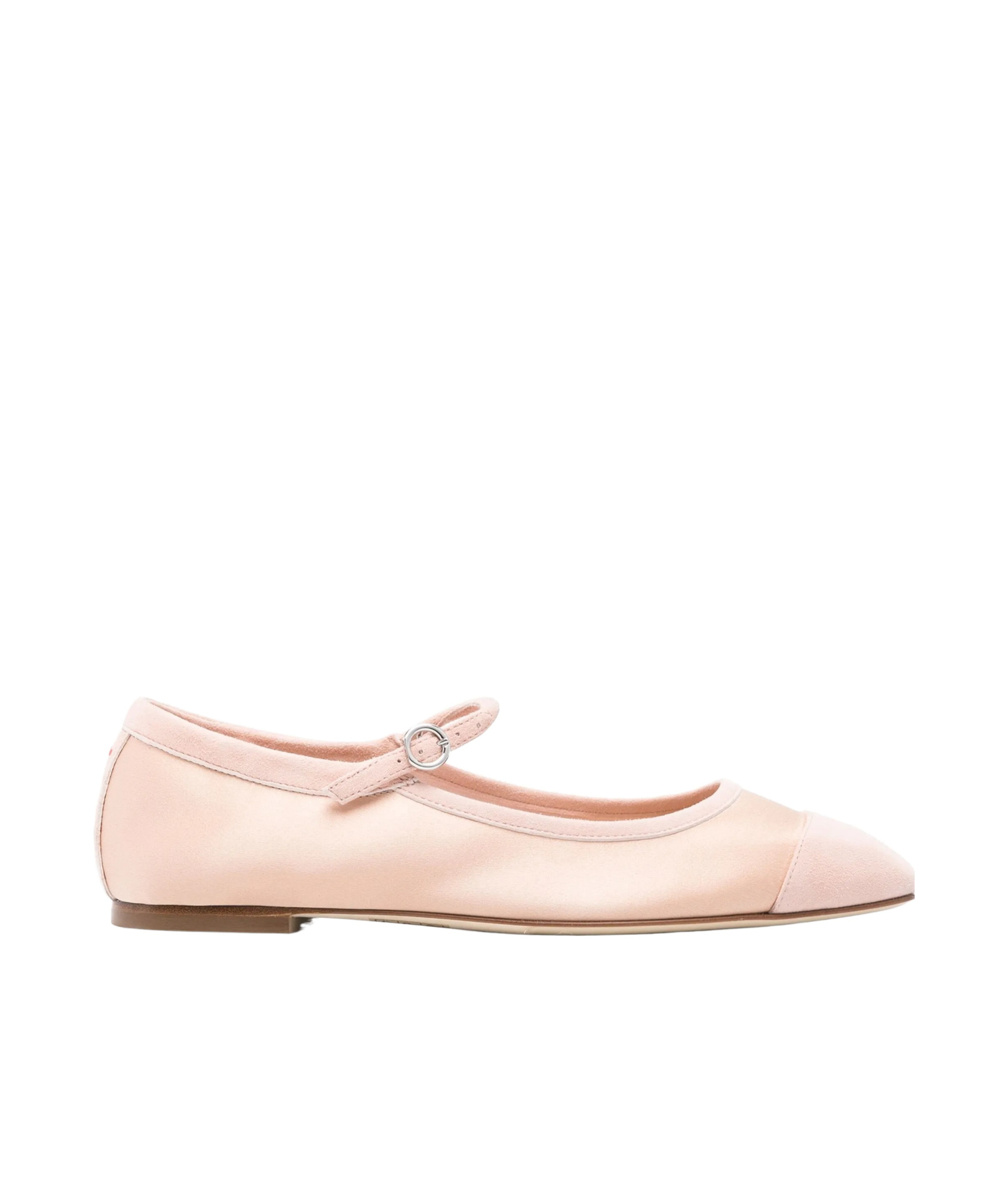 Shop Aeyde Uma Ballet Flats In Peach