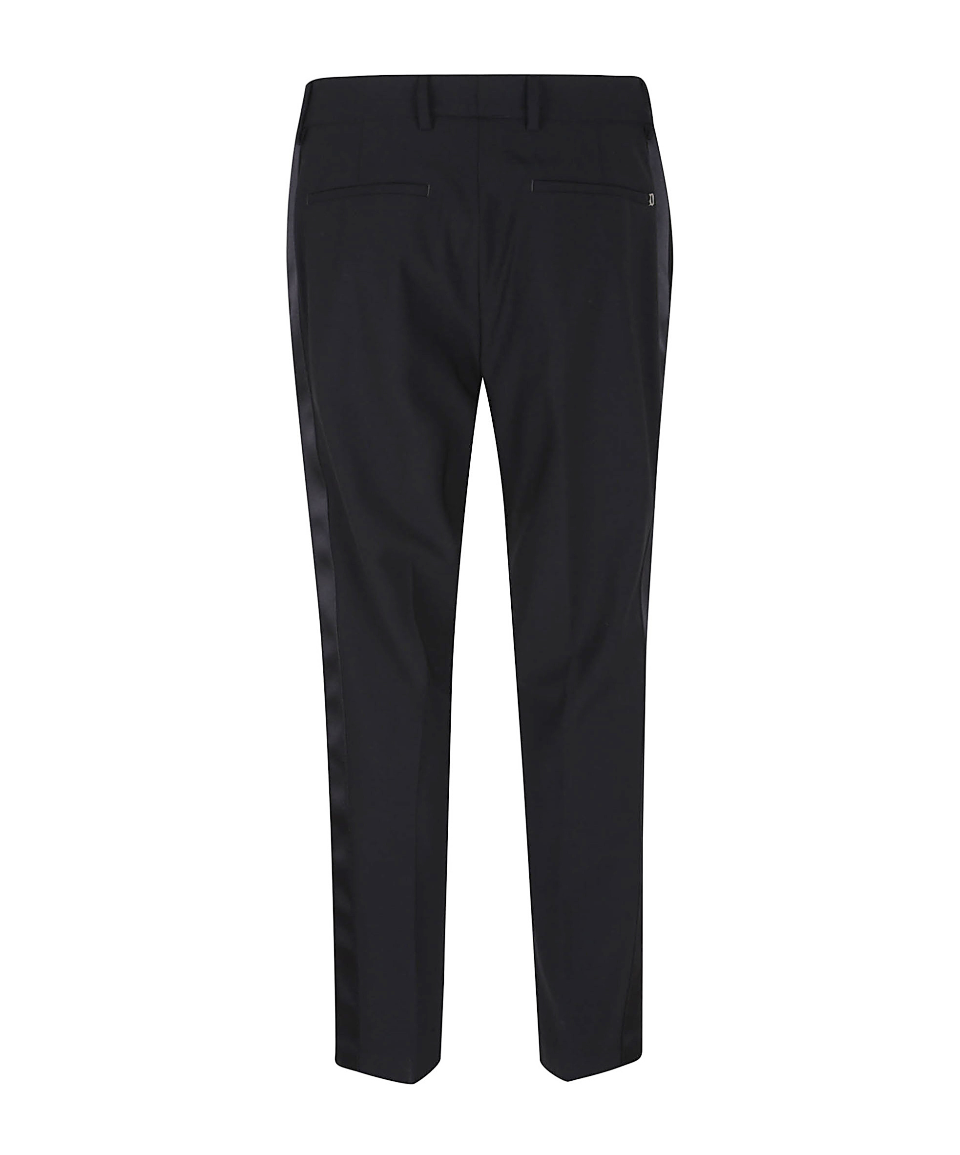 Dondup Belt Loop Casual Pants In Black