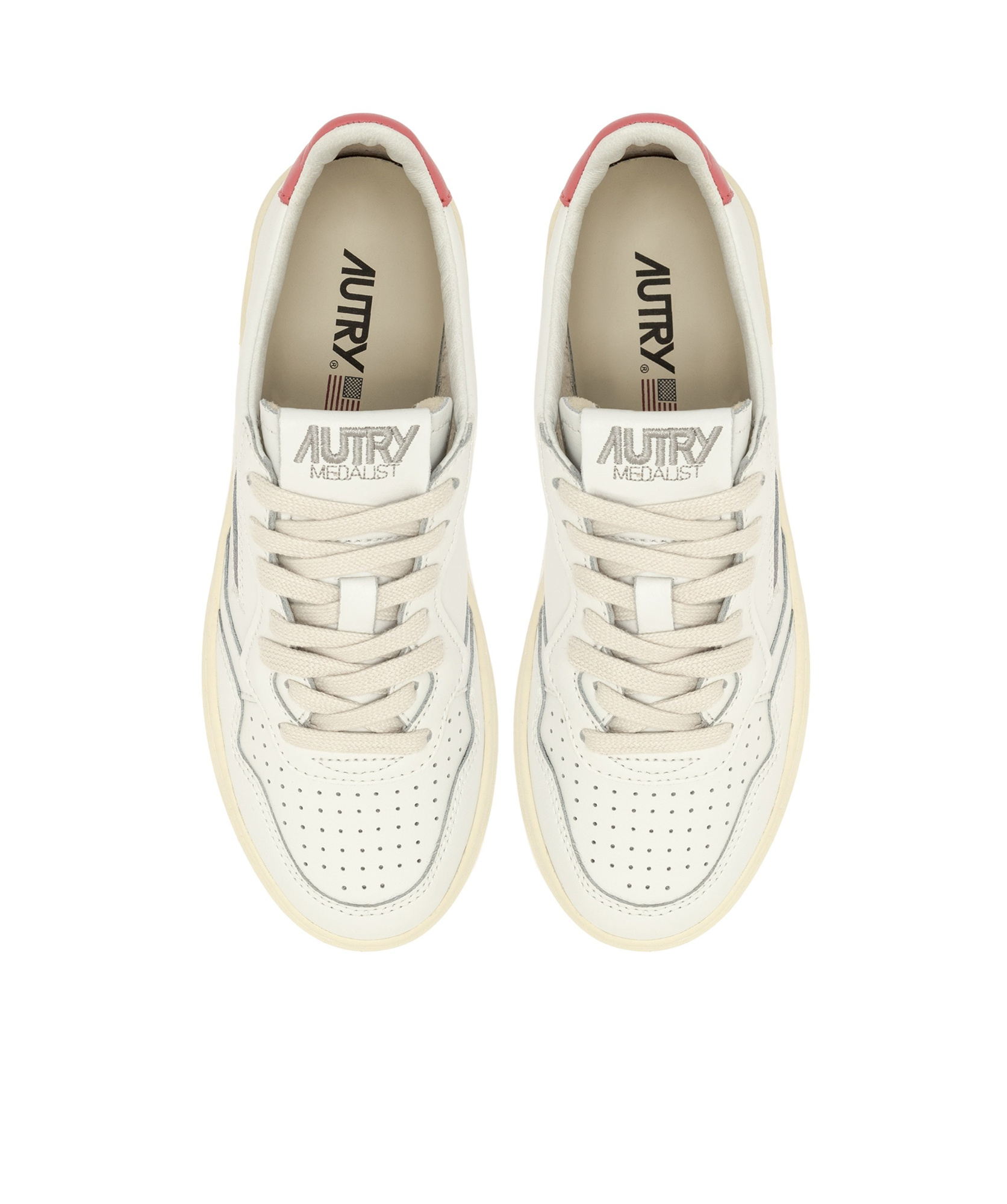 Shop Autry Medalist Sneakers In White