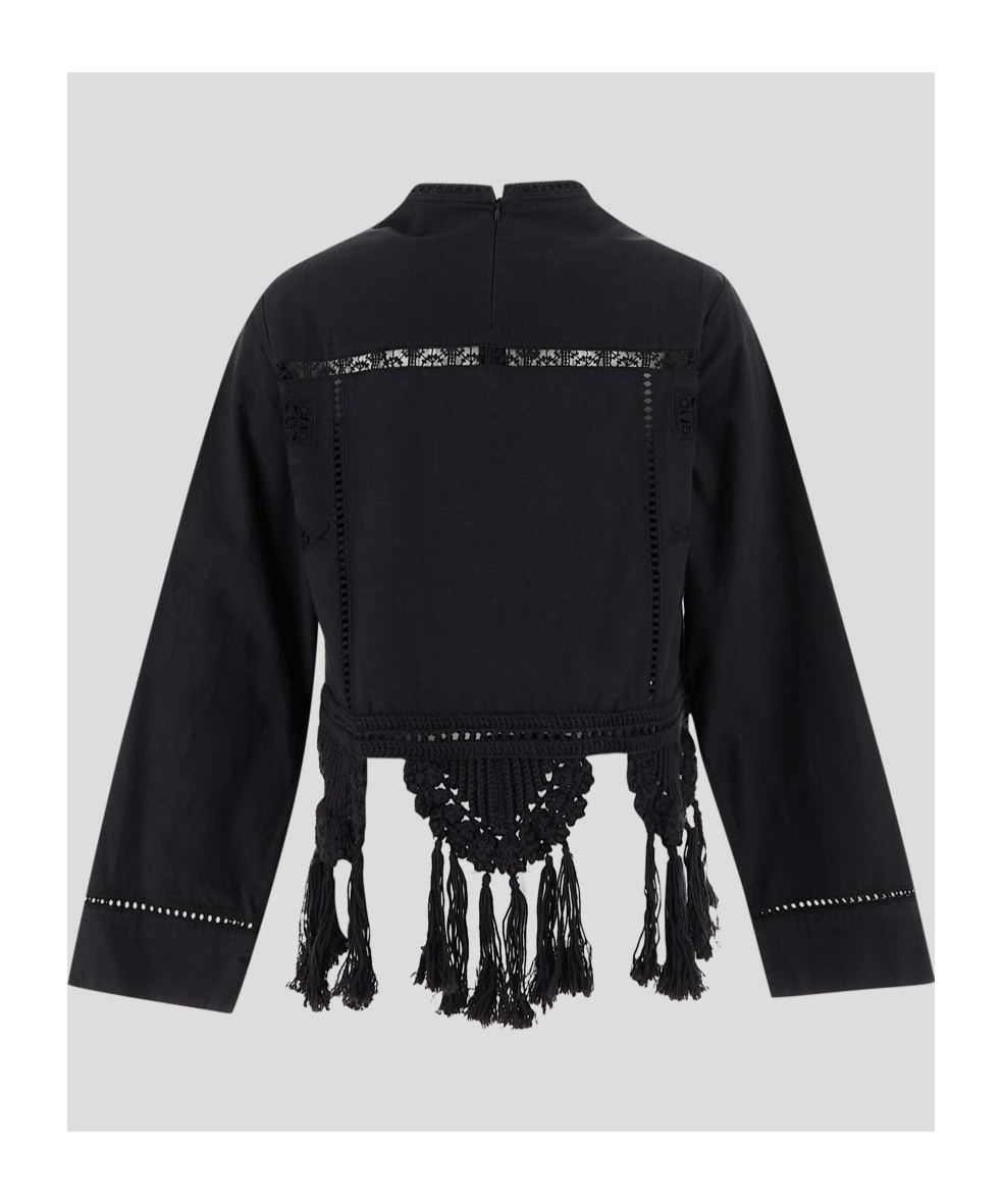 Shop Isabel Marant Severine Top In Black