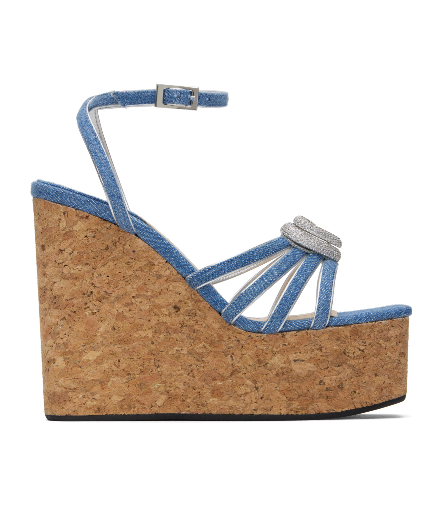 Machmach 125mm Heart-appliqué Sandals In Brown