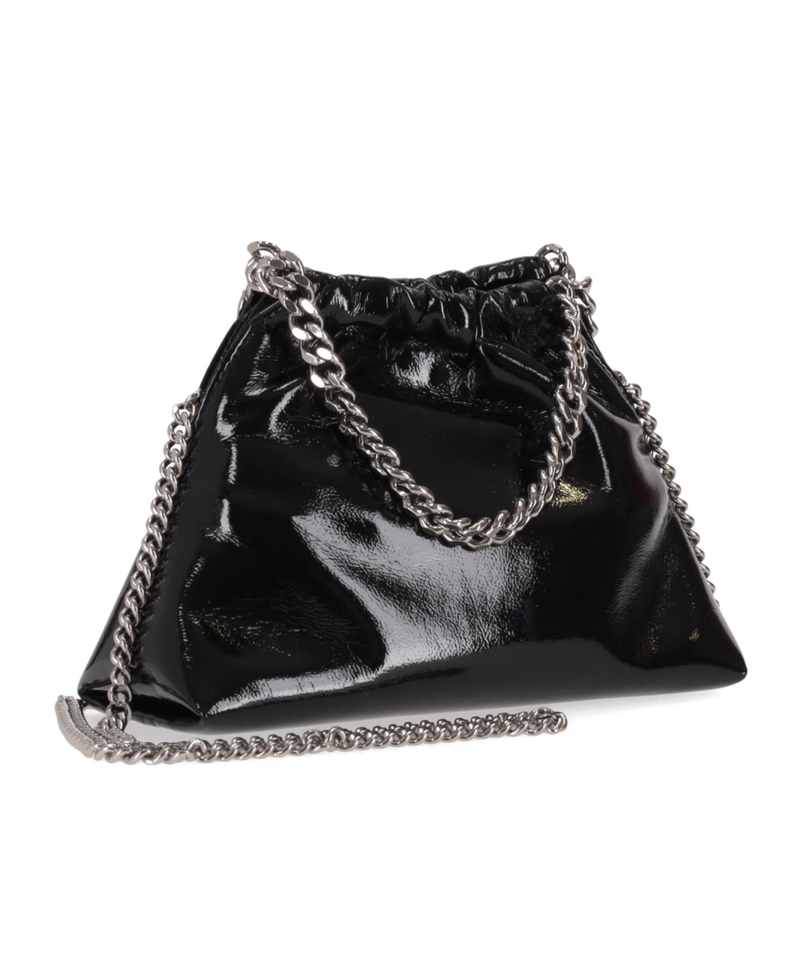 Stella Mccartney Falabella Mini Crinkled Drawstring Bag