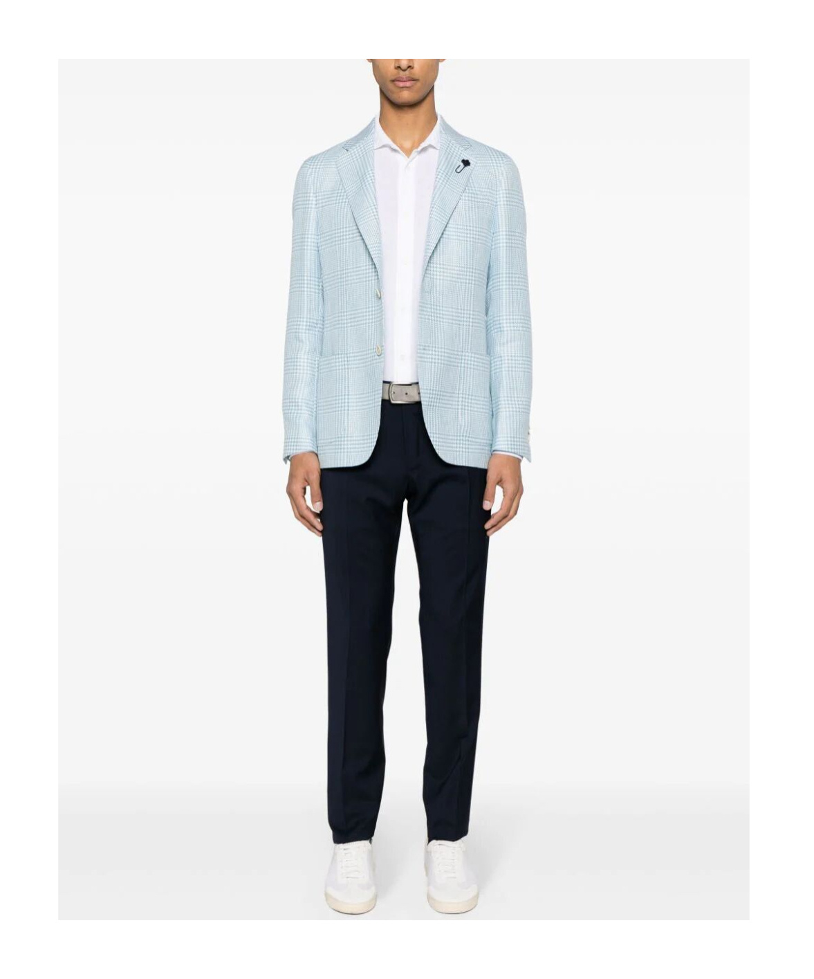 Zanone Collared Shirt Button-down Cuffed Sleeves In White