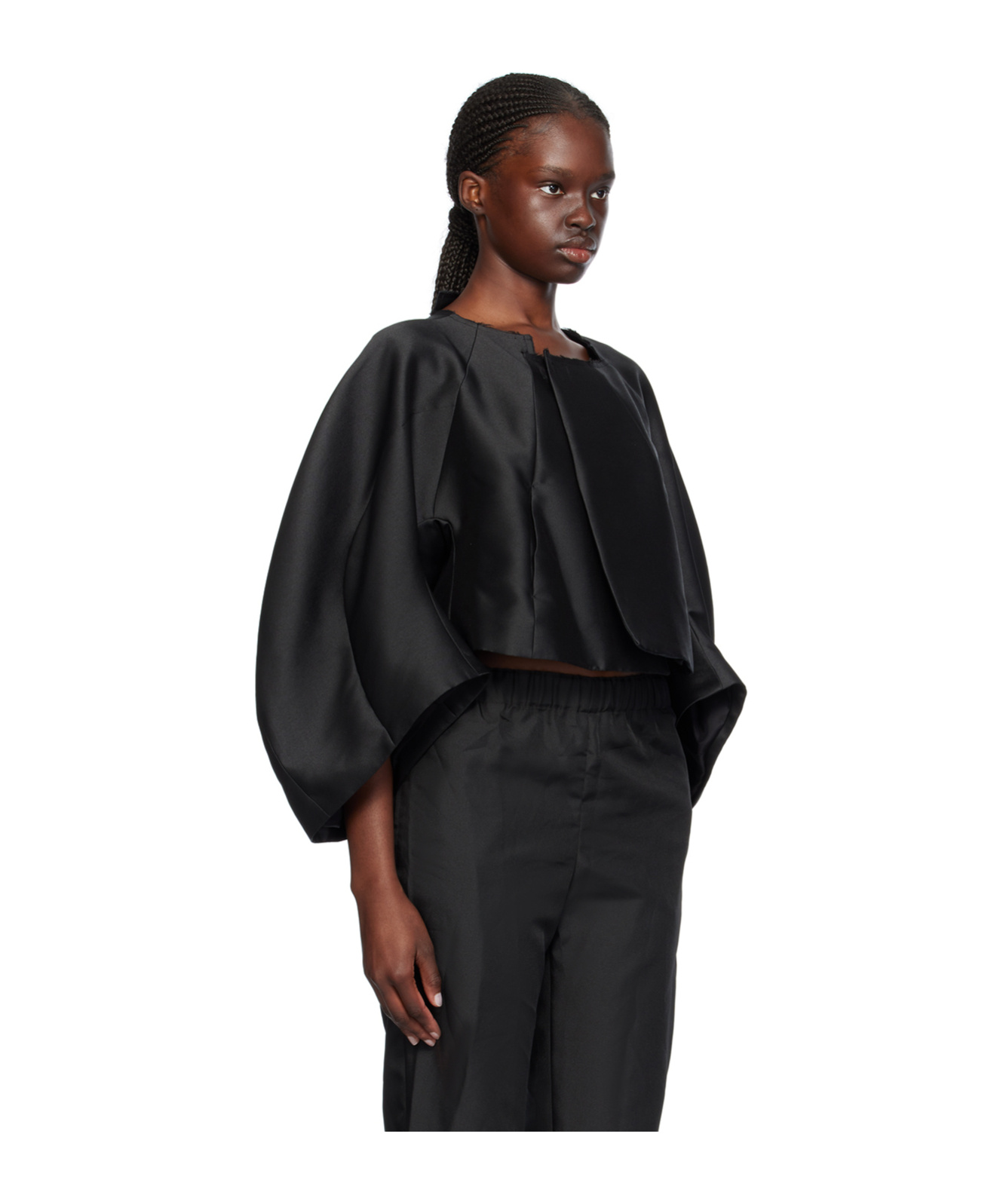 COMME DES GARÇONS ASYMMETRIC CROP TOP