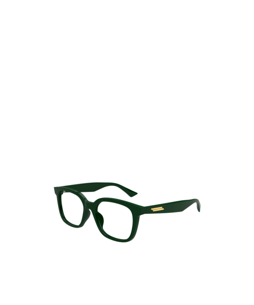 Bottega Veneta Eyewear Square Frame Glasses In Green
