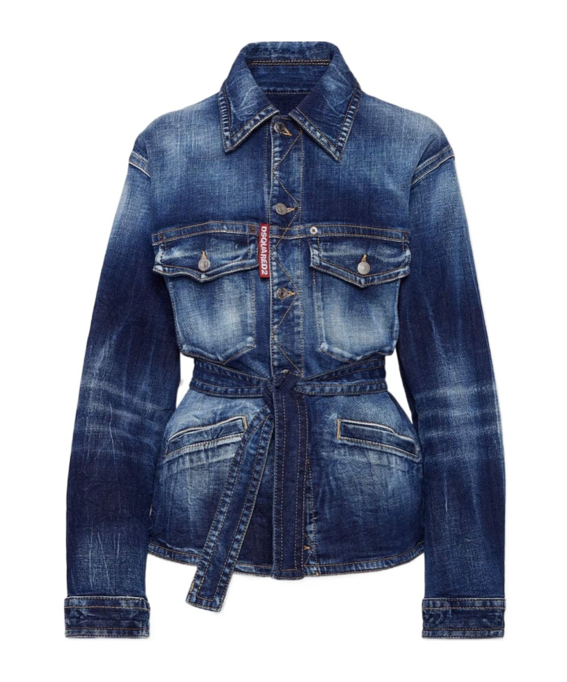Dsquared2 Dsquared 9 To 5 Jean Shirt In Blue