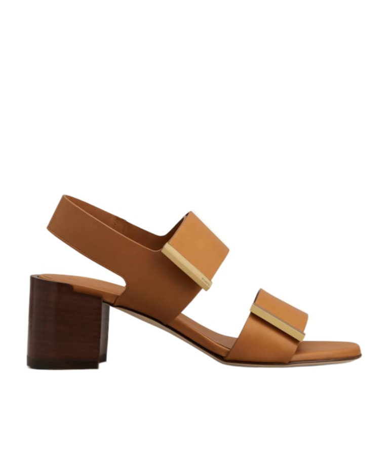 Tod's Strappy Leather Sandals In Brown
