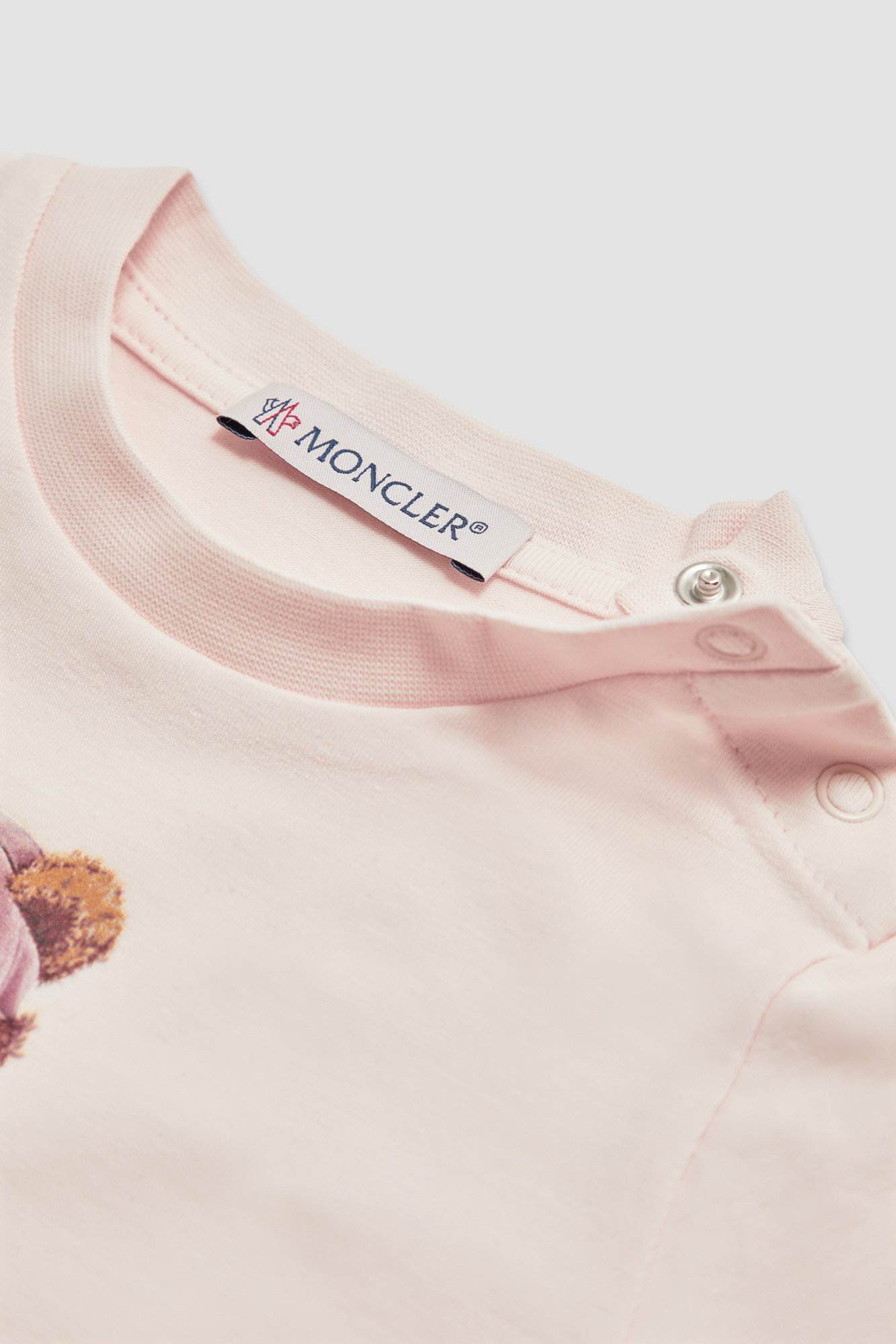 Moncler Teddy Bear T-shirt In Pink
