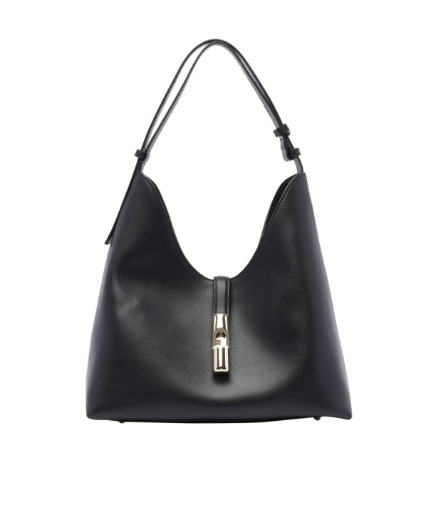 Furla Small Goccia Shoulder Bag In Black