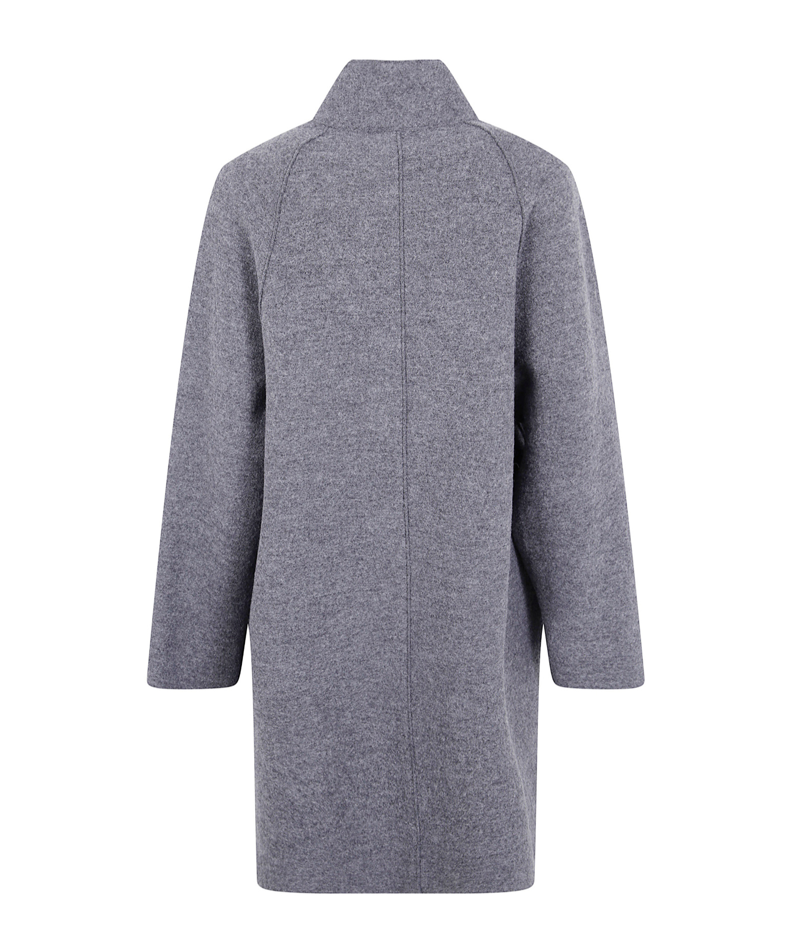 Harris Wharf London Women Raglan Cape Boiled Wool In Gray