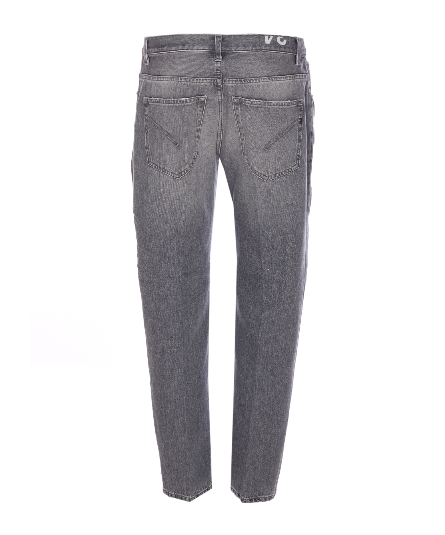 Dondup Jeans With Belt Loops In Gray