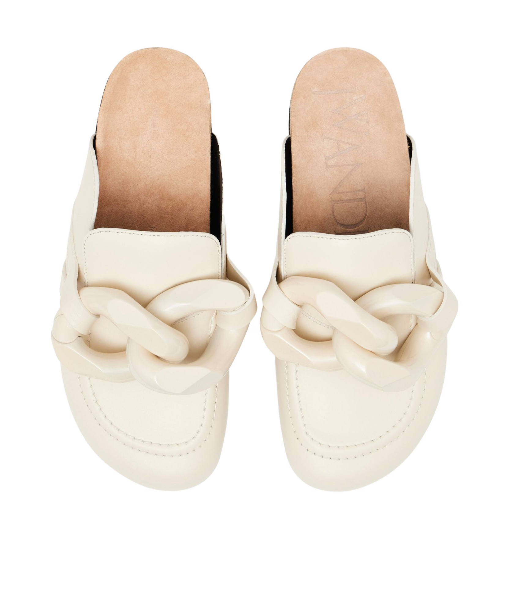 Jw Anderson Chain Muller Shoes In Nude