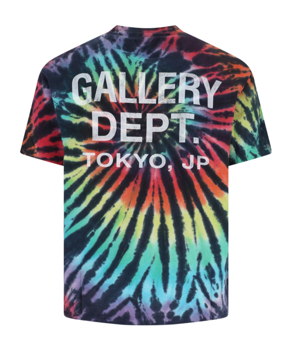 Gallery Dept. Multicolor Tie-dye T-shirt With Logo Prints