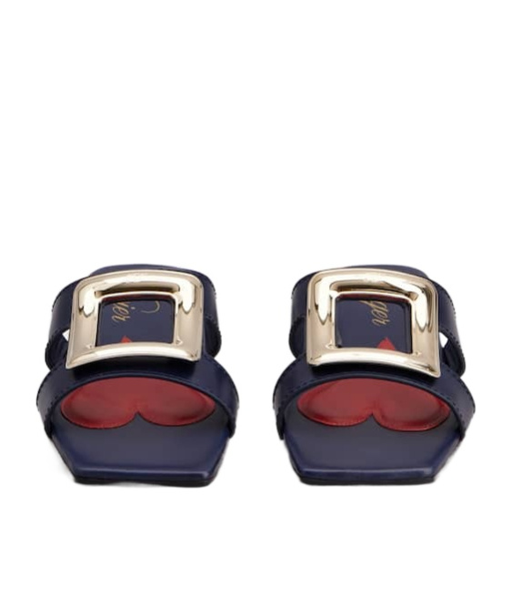 ROGER VIVIER VIV' BY THE SEA MULES IN LEATHER