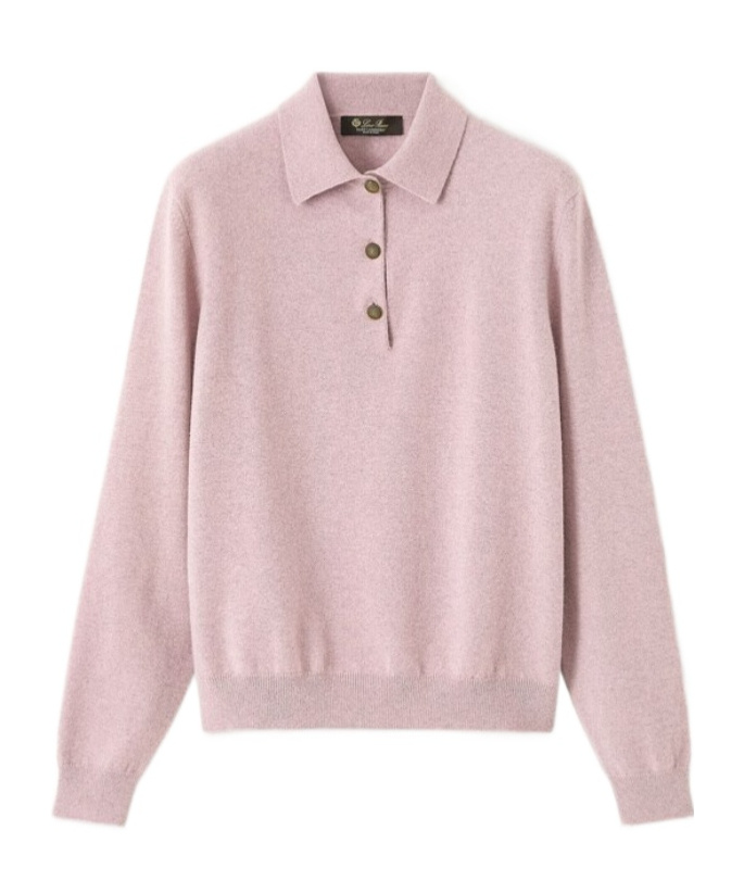 Loro Piana Classic Polo Shirt In Pink