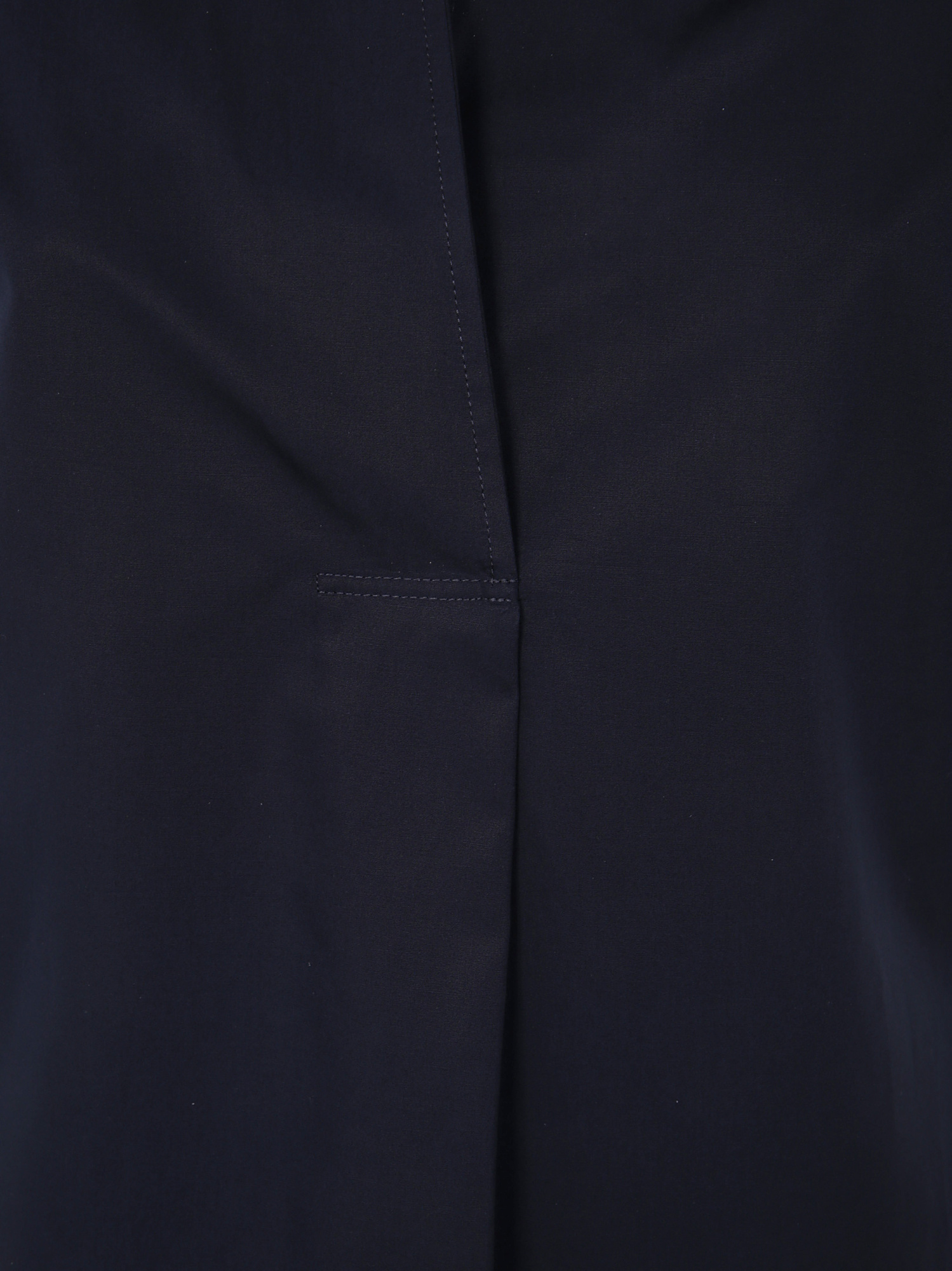 Aspesi Shirt Neck Top In Black