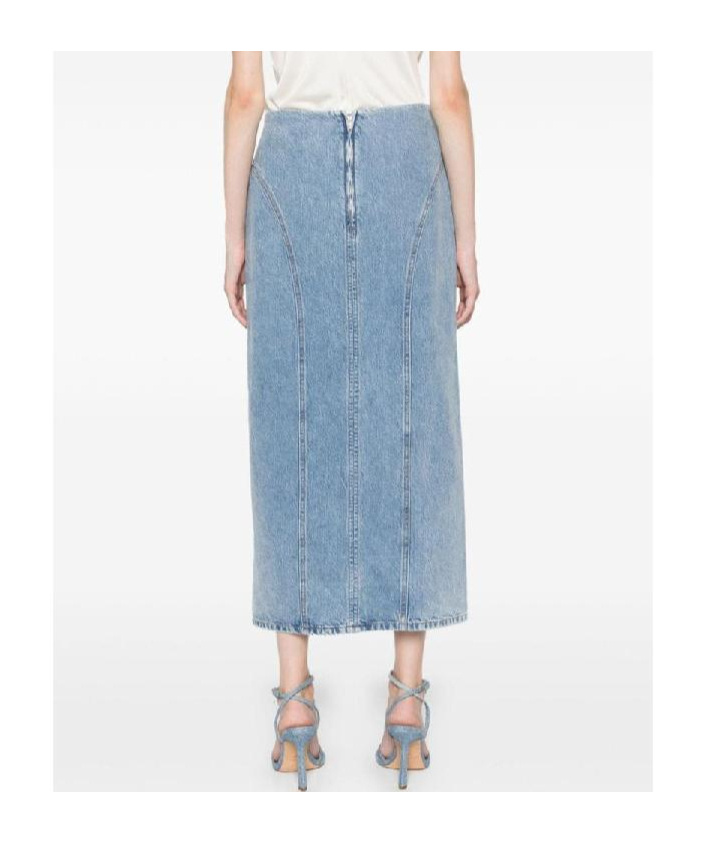 Remain Birger Christensen Denim Skirt In Blue