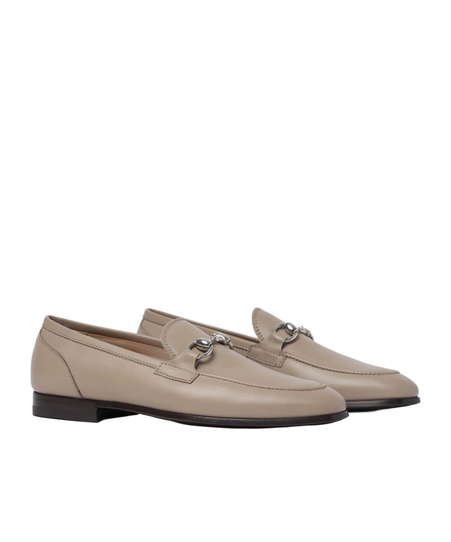 Scarosso Alessandra Almond Toe Loafers In Neutral