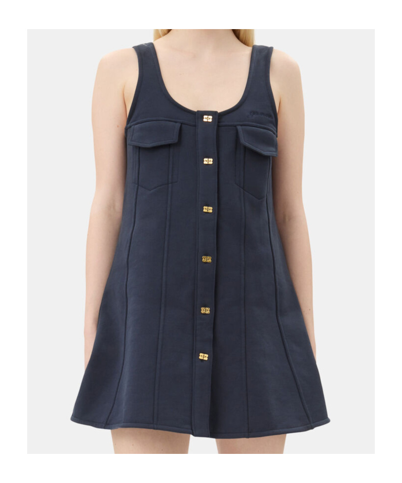 Ganni Women Mini Dress In Black