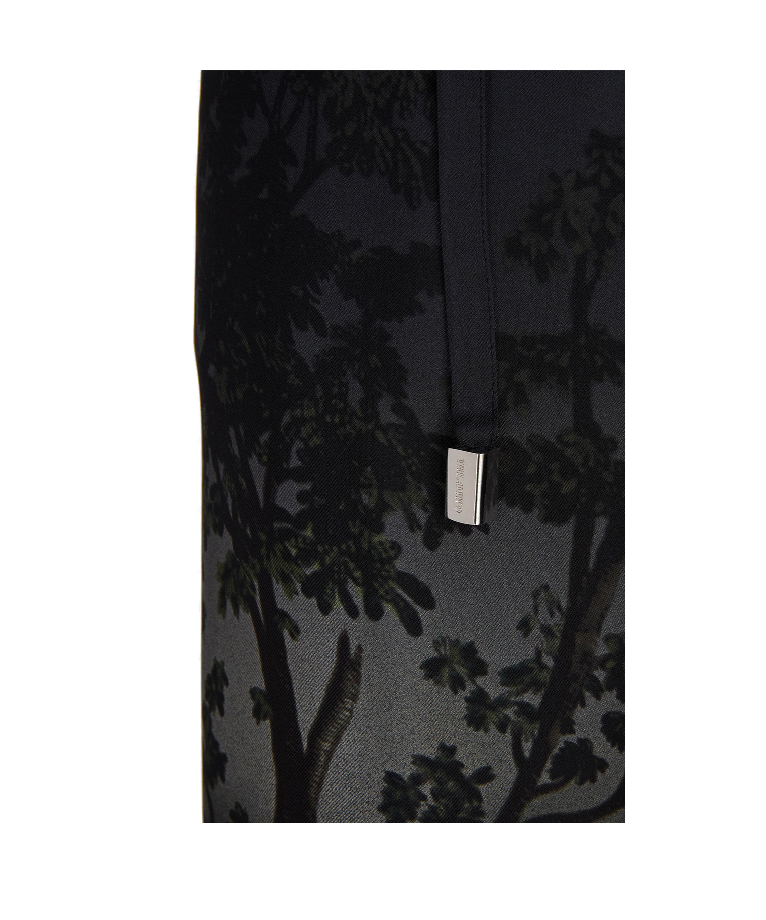 Attico Elastic Waistband Casual Pants In Black
