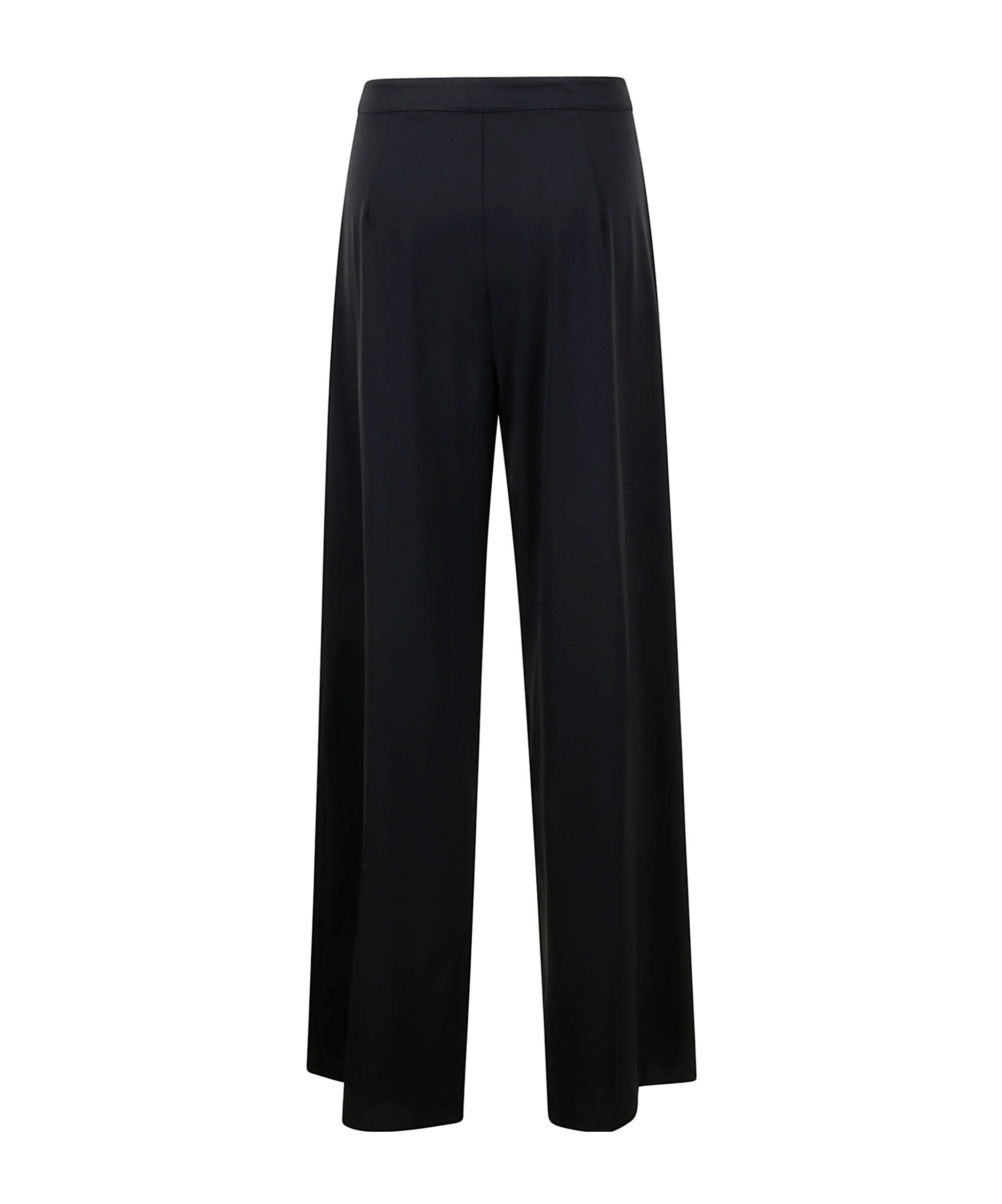 Max Mara Pleated Casual Pants In Black