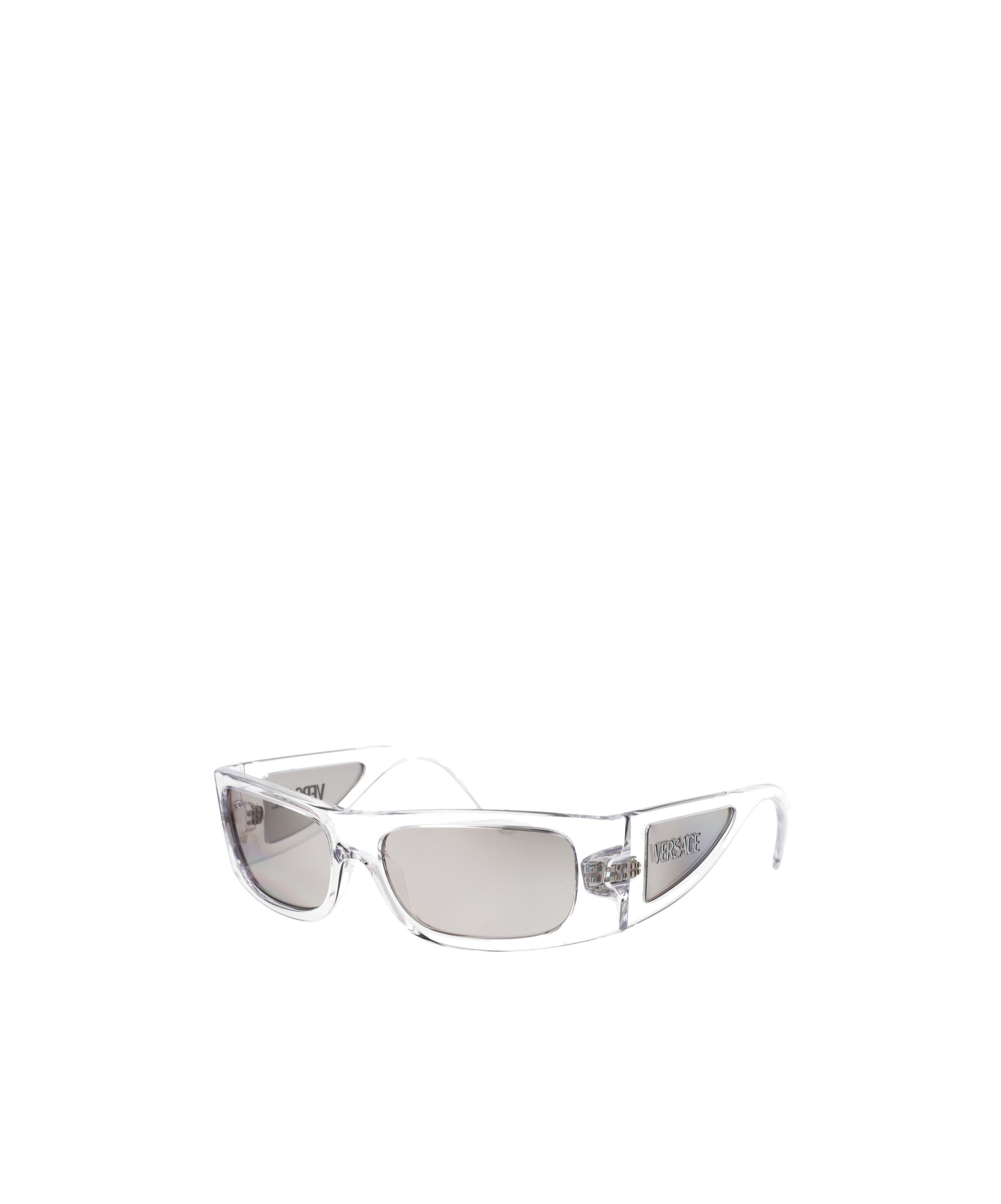 Versace Logo Sunglasses In White
