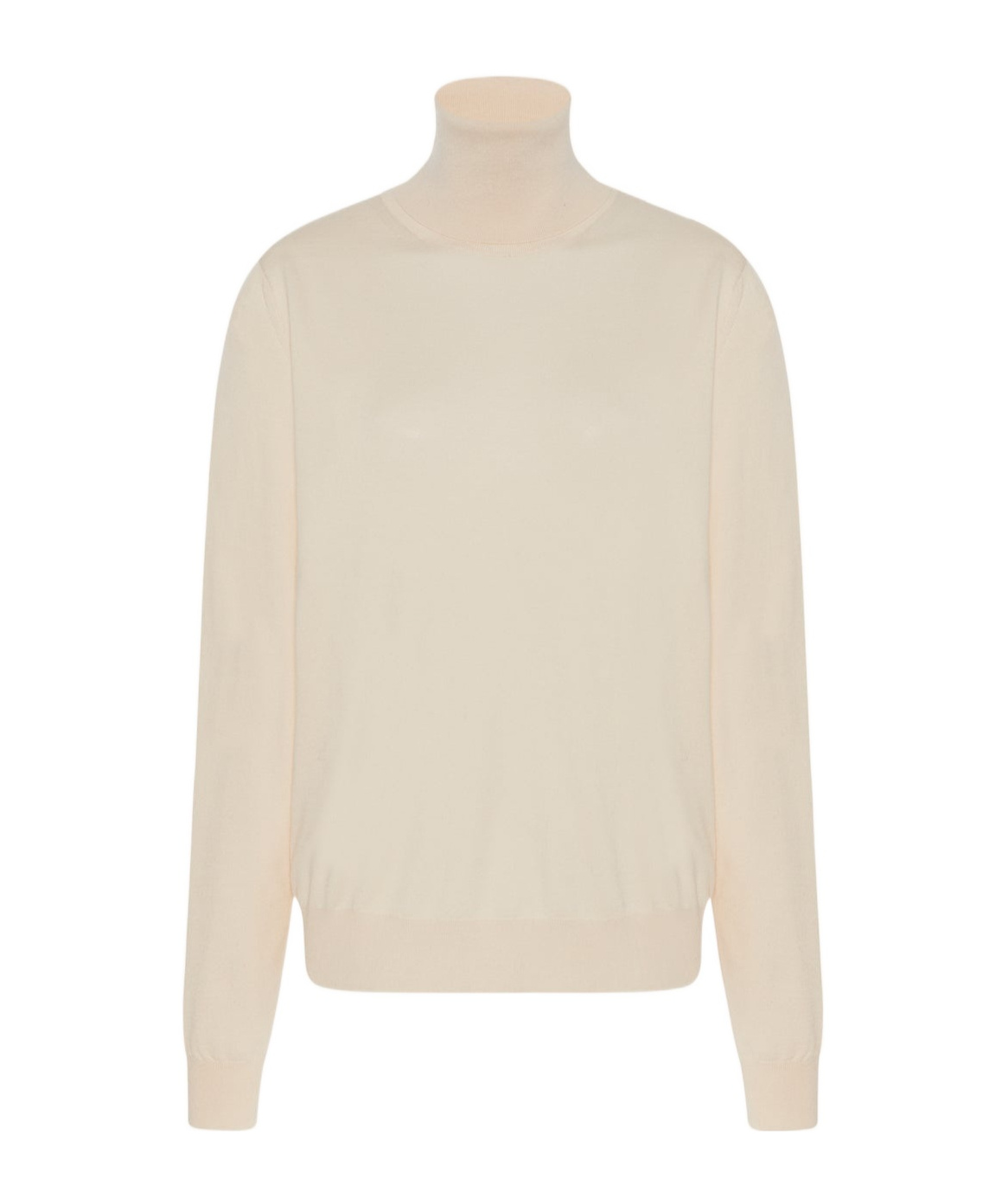 The Row Long-sleeved Wool Sweater In Nude