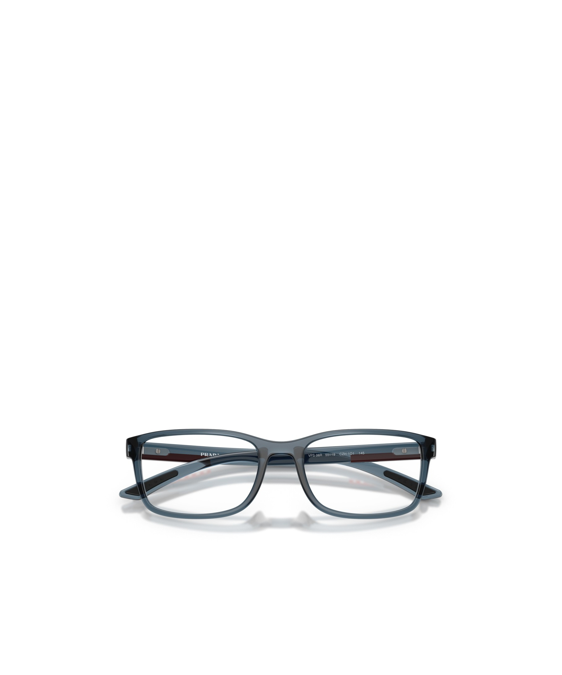 Prada Full Frame Plain Mirror In Gray