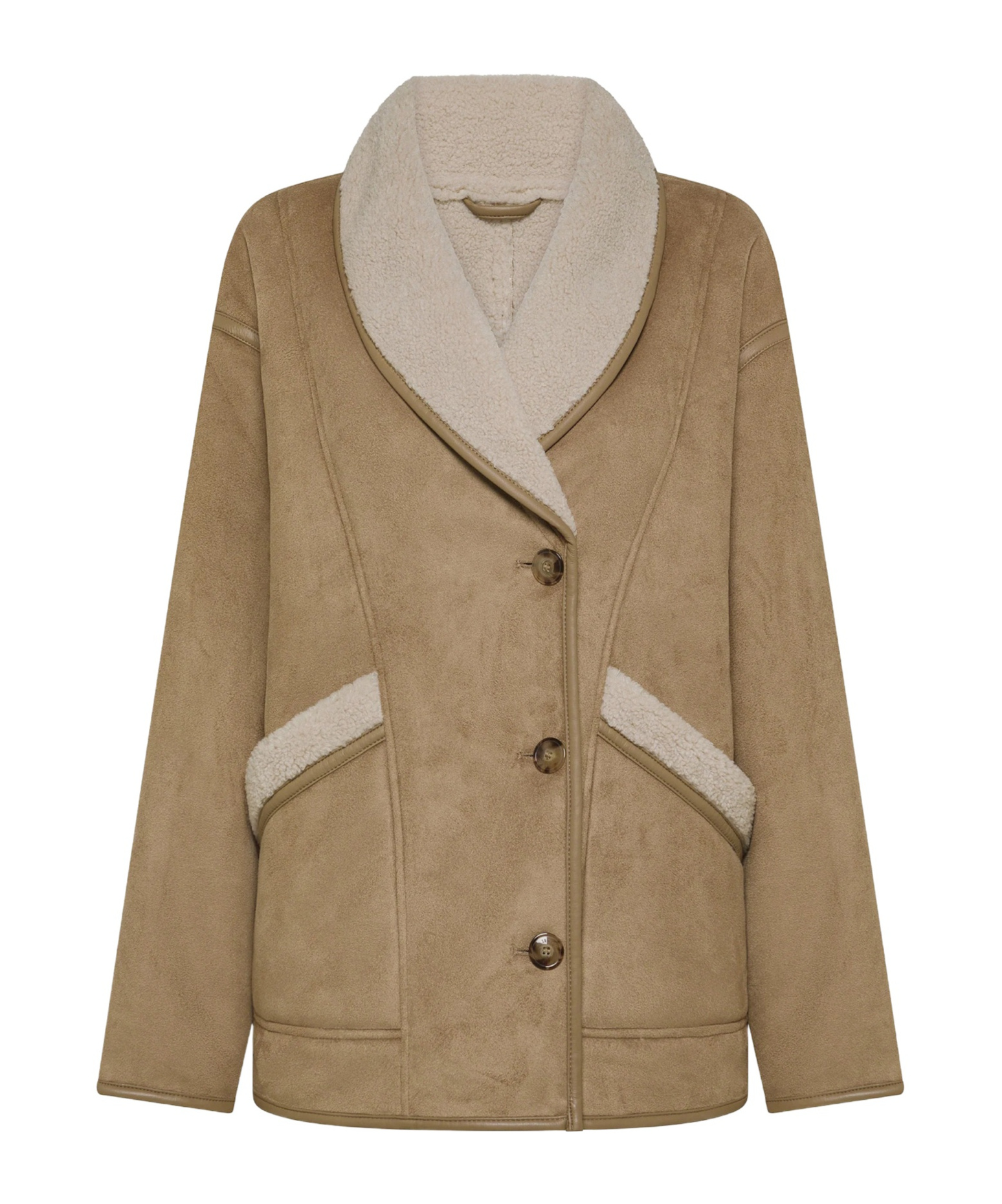 Seventy Faux Fur Clothing In Brown