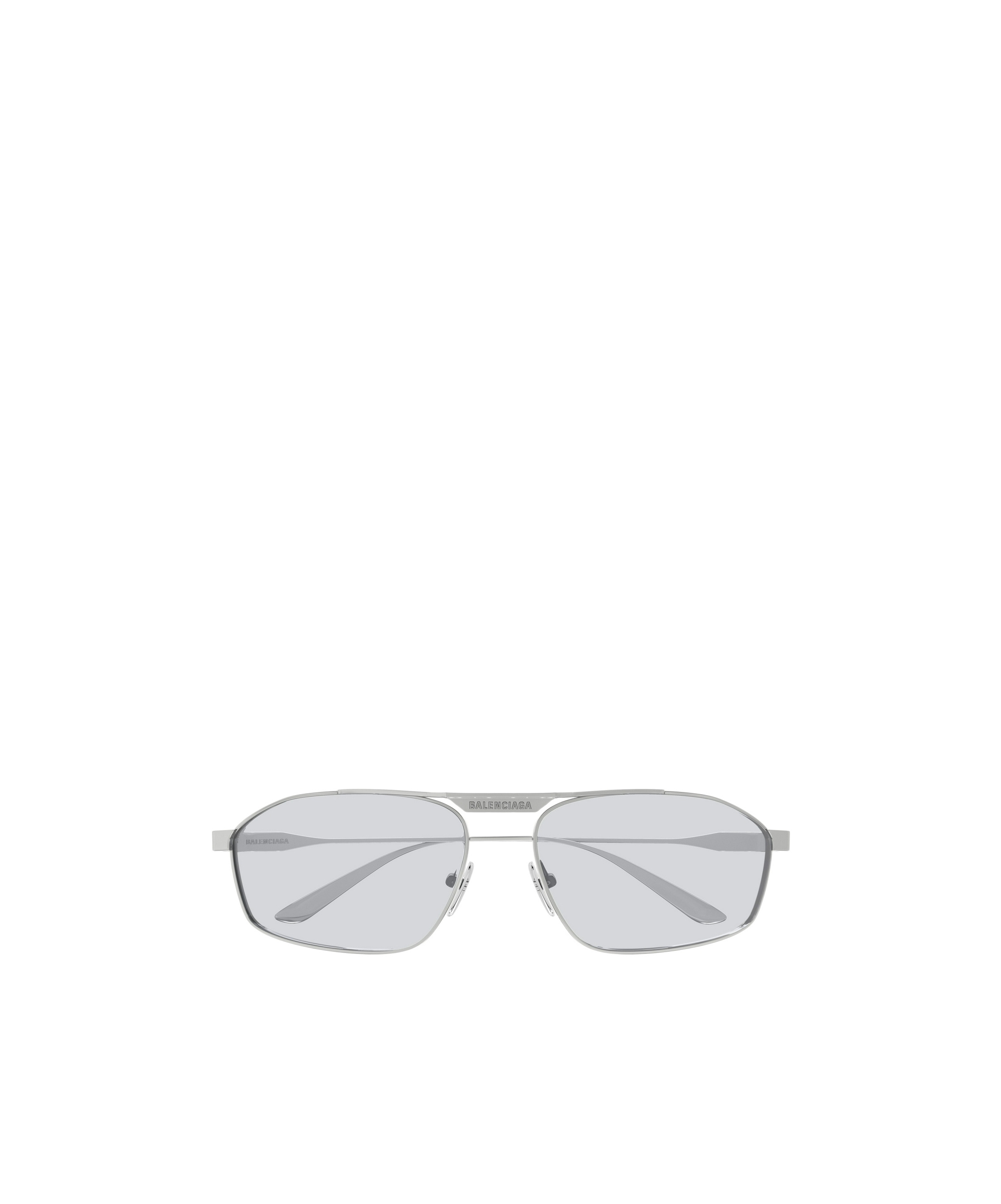 Balenciaga Bb0416s Tag 3.0 Linea Everyday 004 Silver Grey Glasses In White