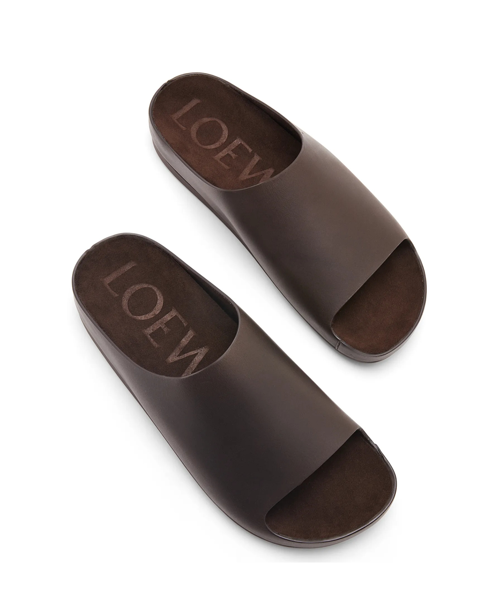 Loewe Lago Sandal In Calfskin In Black