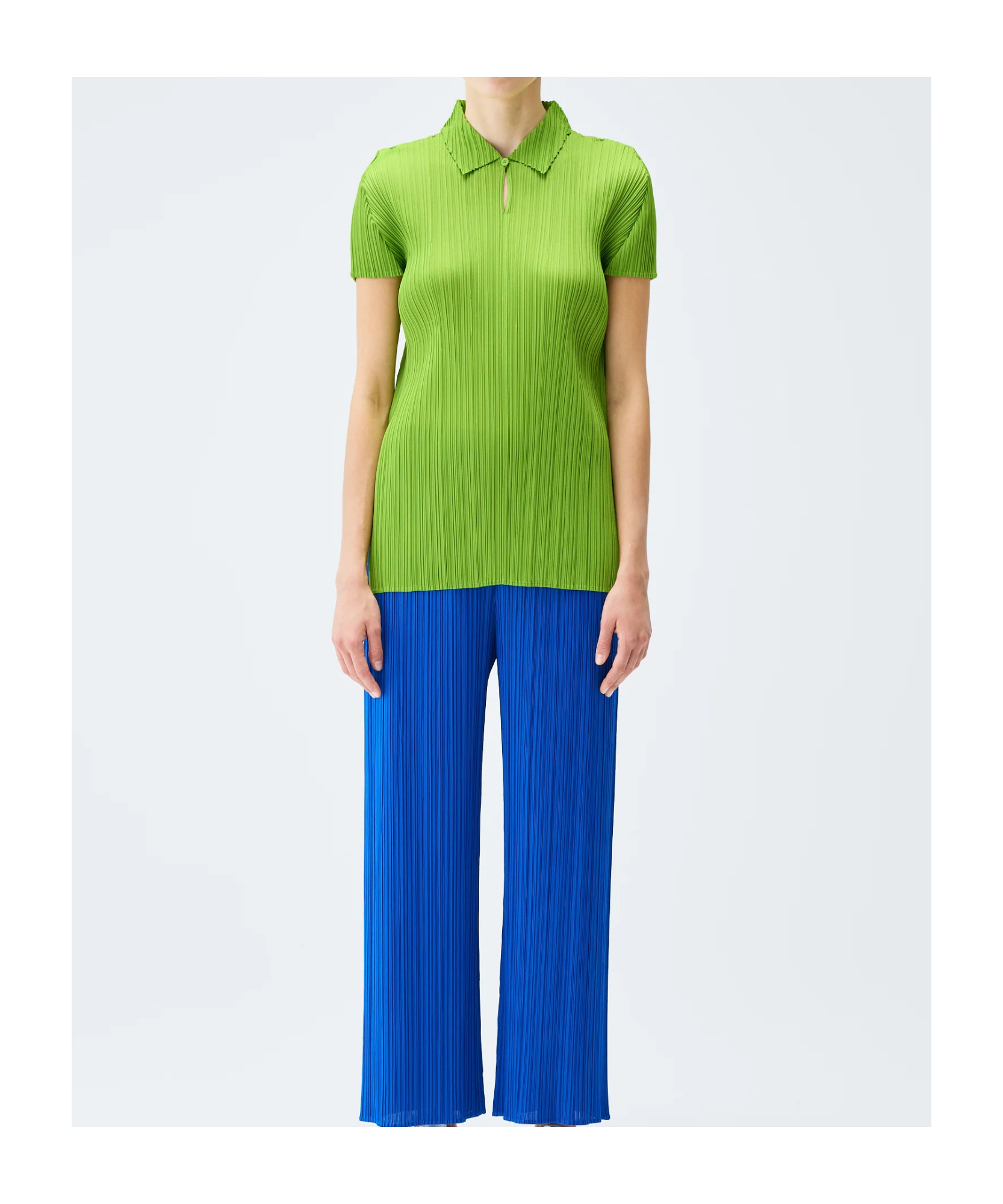 Issey Miyake Monthly Colors August Top In Green