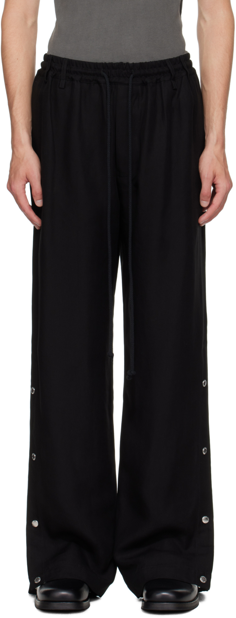 Song For The Mute Rivet Sweatpants In Black