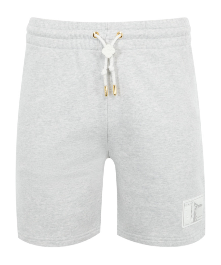 Casablanca Elastic Waist Shorts In White