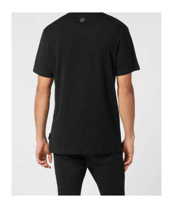 Shop Philipp Plein Plain Jersey T-shirt In Black