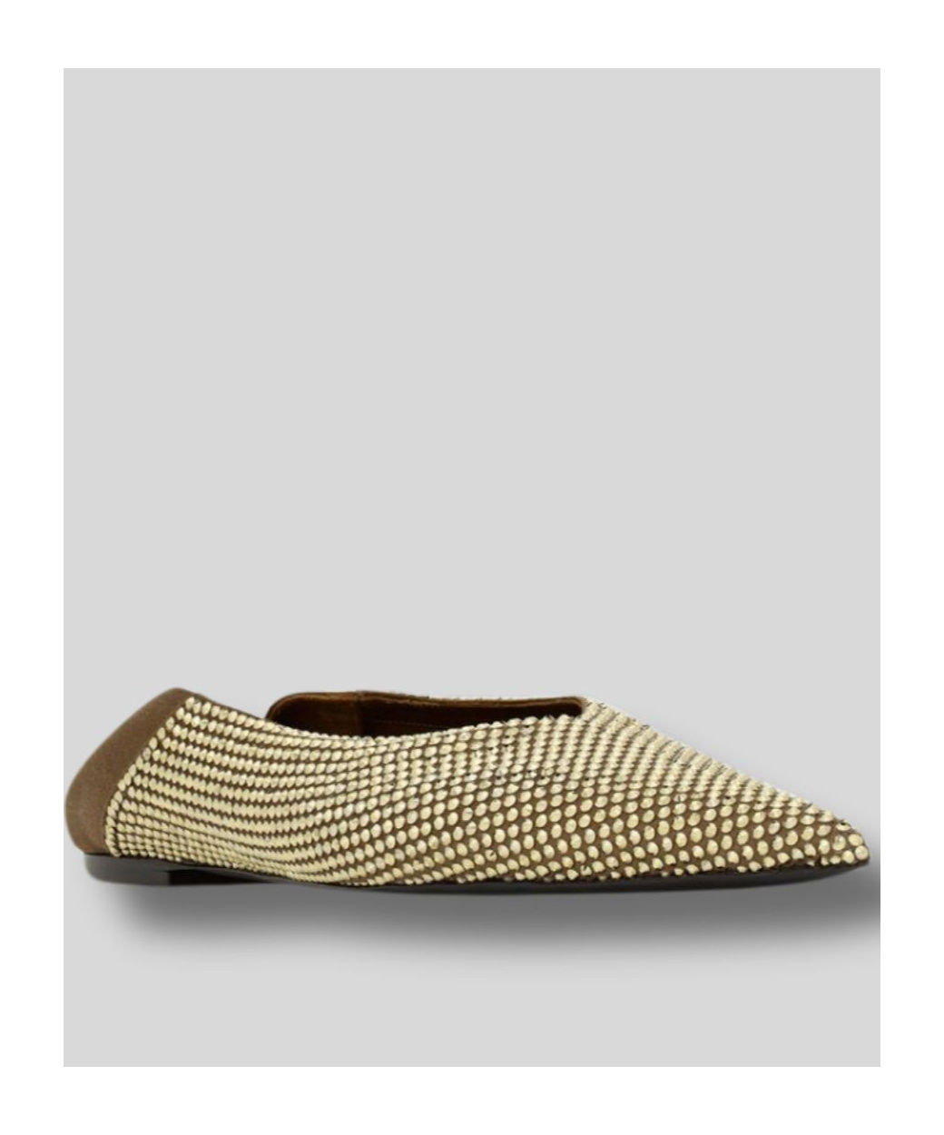 Saint Laurent Nour Slippers In Satin Crepe And Rhinestones In Brown