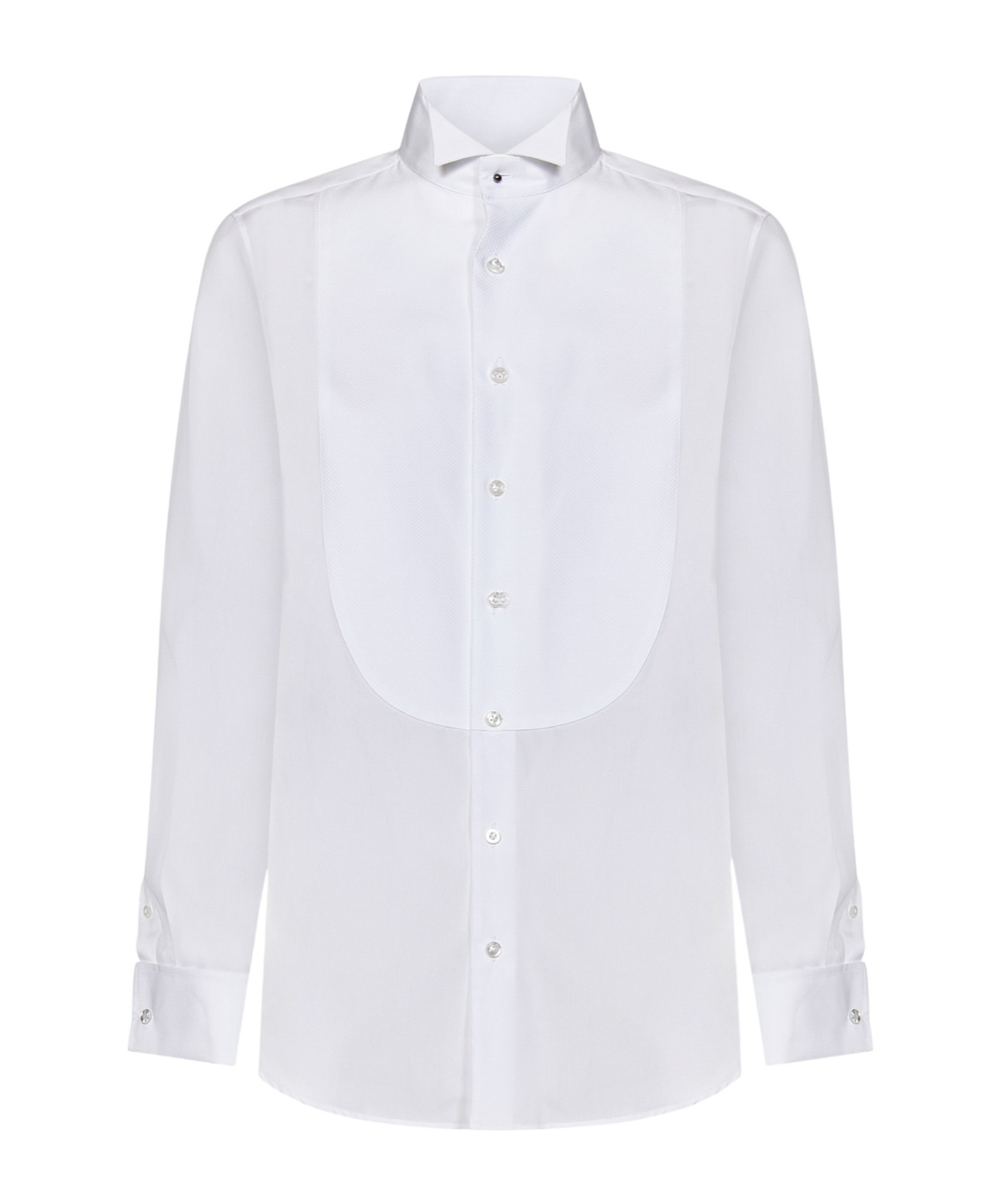 Shop Polo Ralph Lauren Wingtip-collar Tuxedo Shirt In White