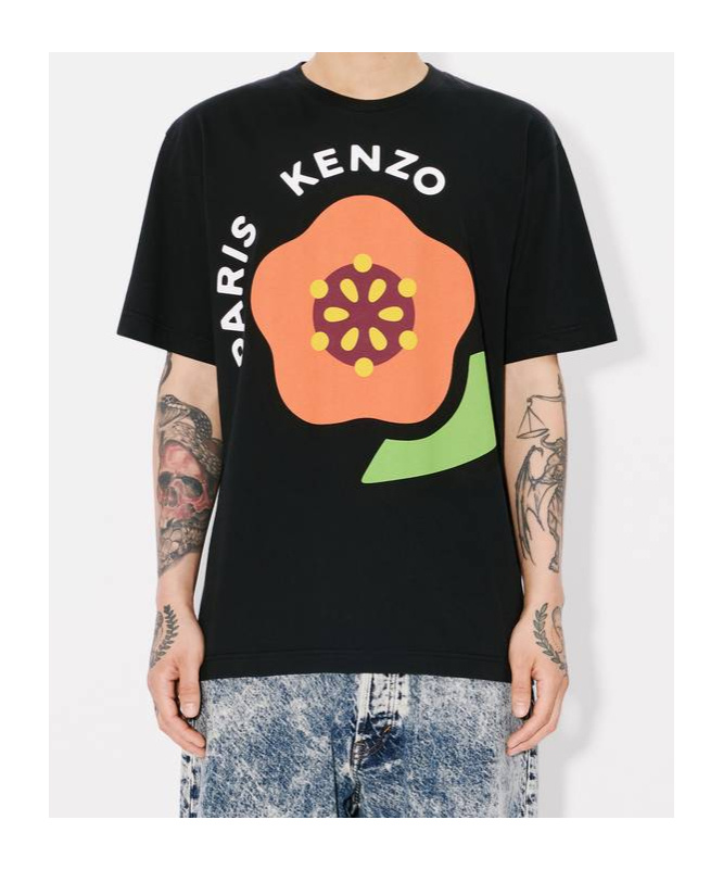 Kenzo Boke Flower T-shirt Clothing In Black