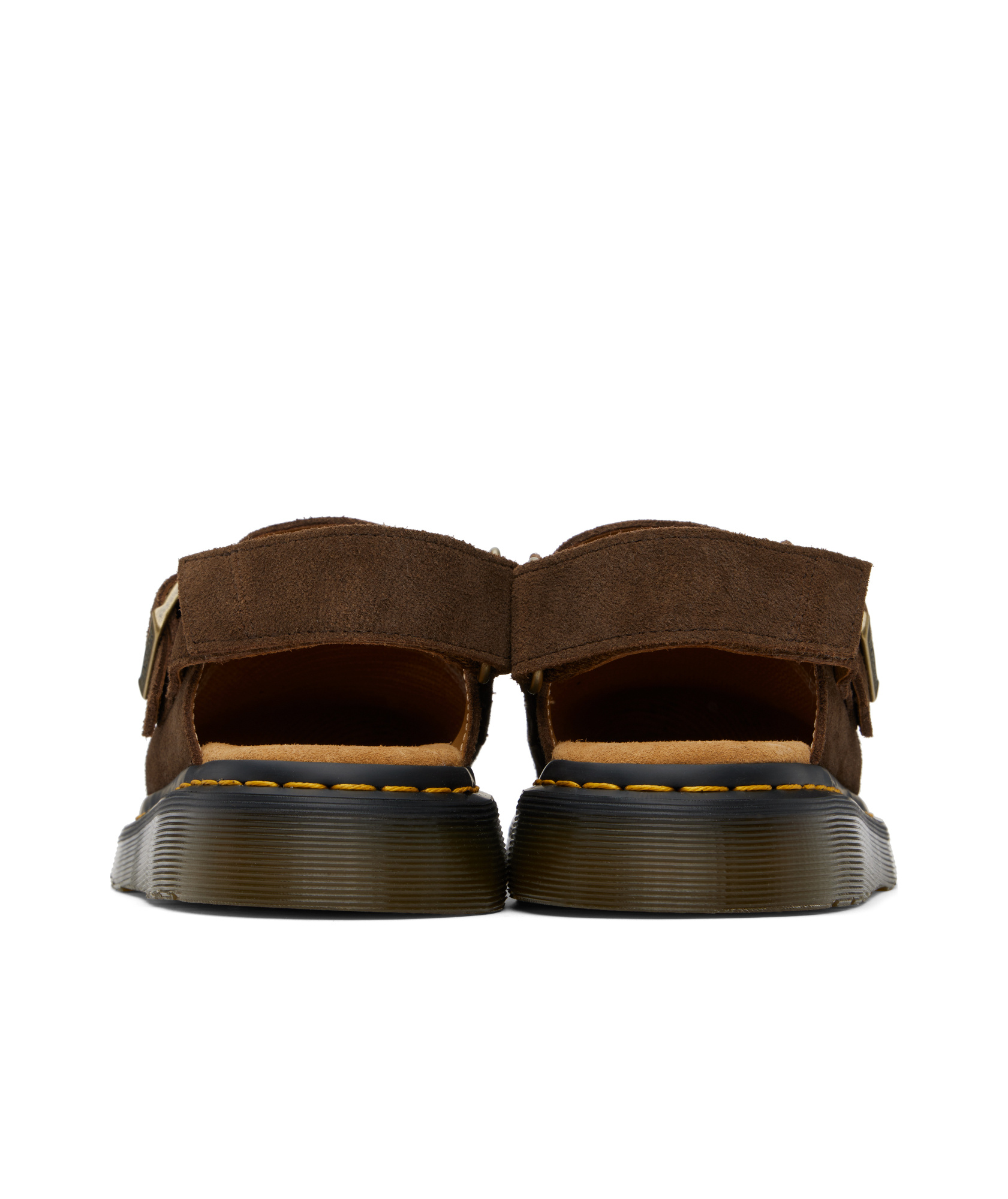 Dr. Martens' Round Toe Casual Shoes In Black