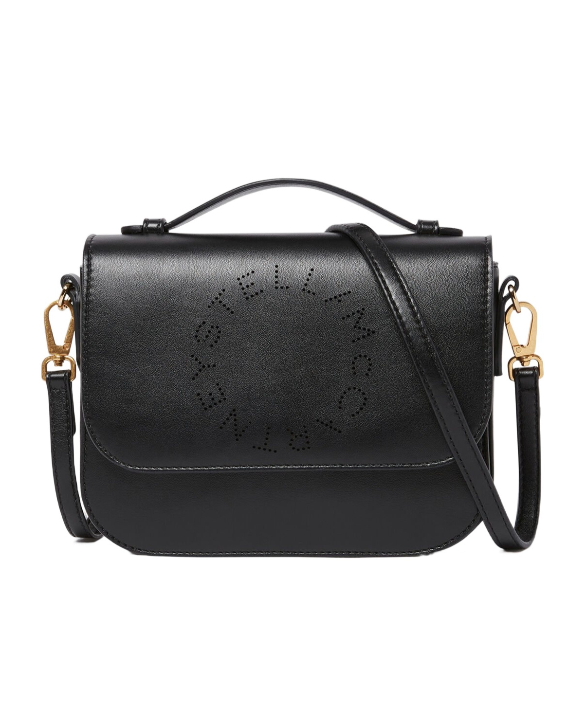 Stella Mccartney Flip Shoulder Bag In Black