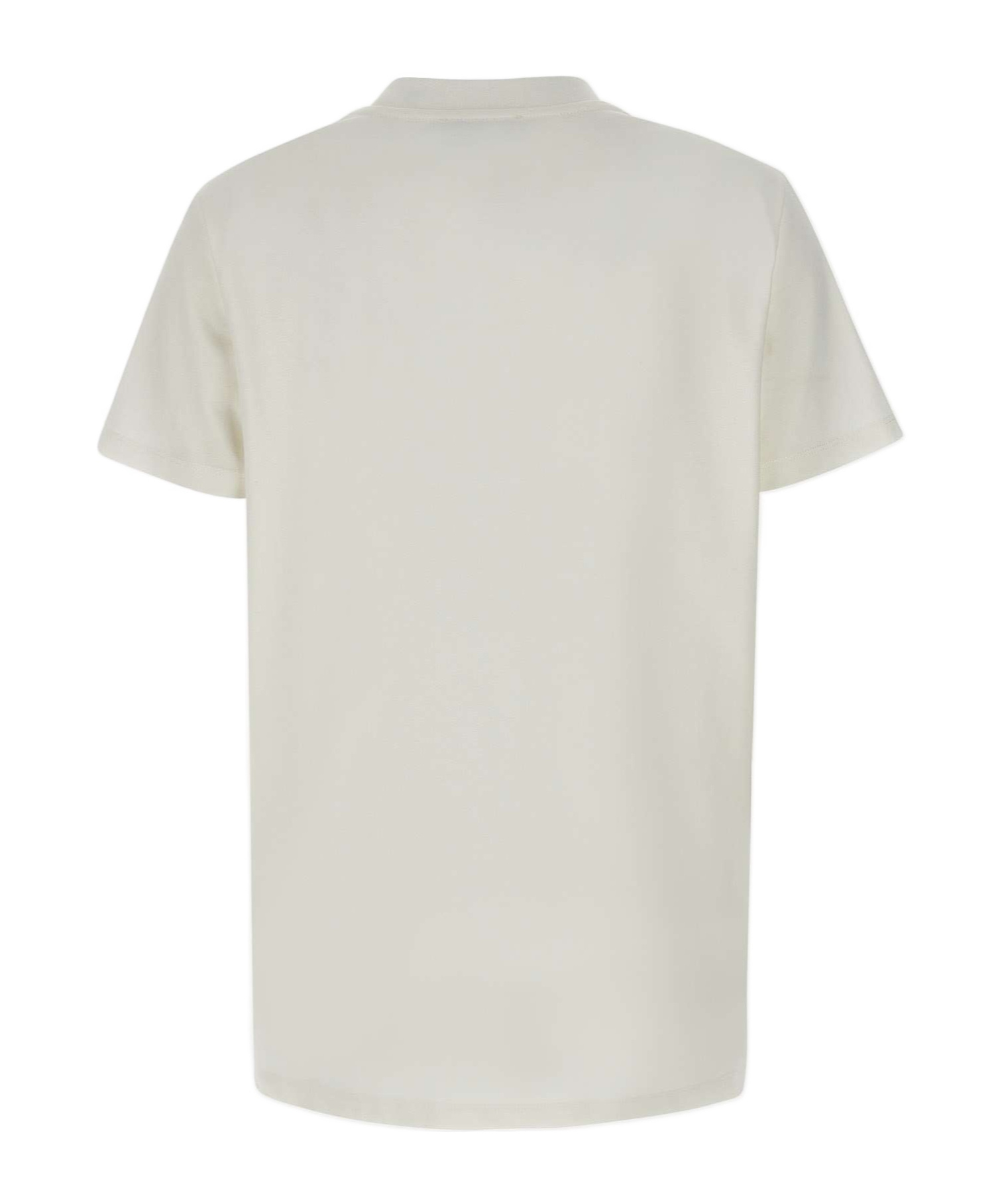 Shop Blumarine Raised-logo T-shirt In White