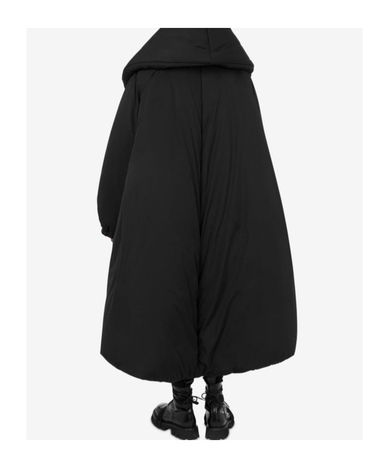 Moschino Oversized Down Jacket In Technical Fabric In Black