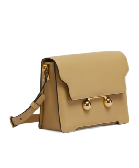 Marni Medium Trunkaroo Shoulder Bag In Nude