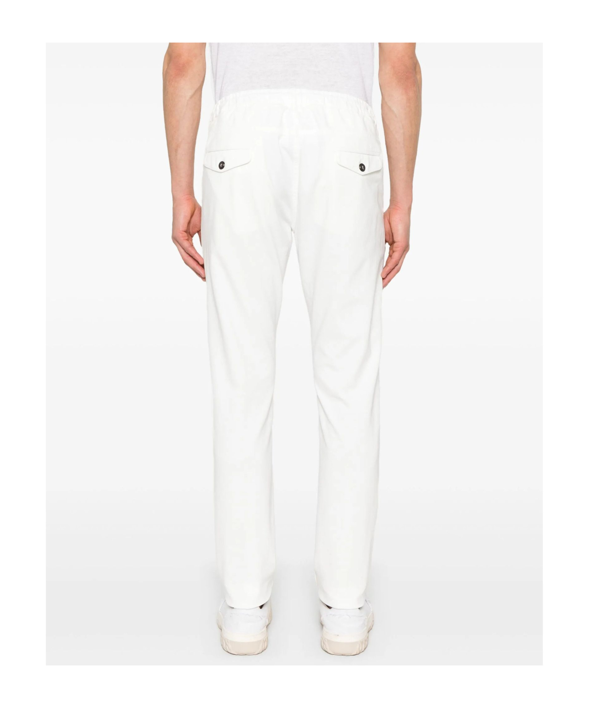 Eleventy Relaxed Fit Trousers Drawstring Waistband