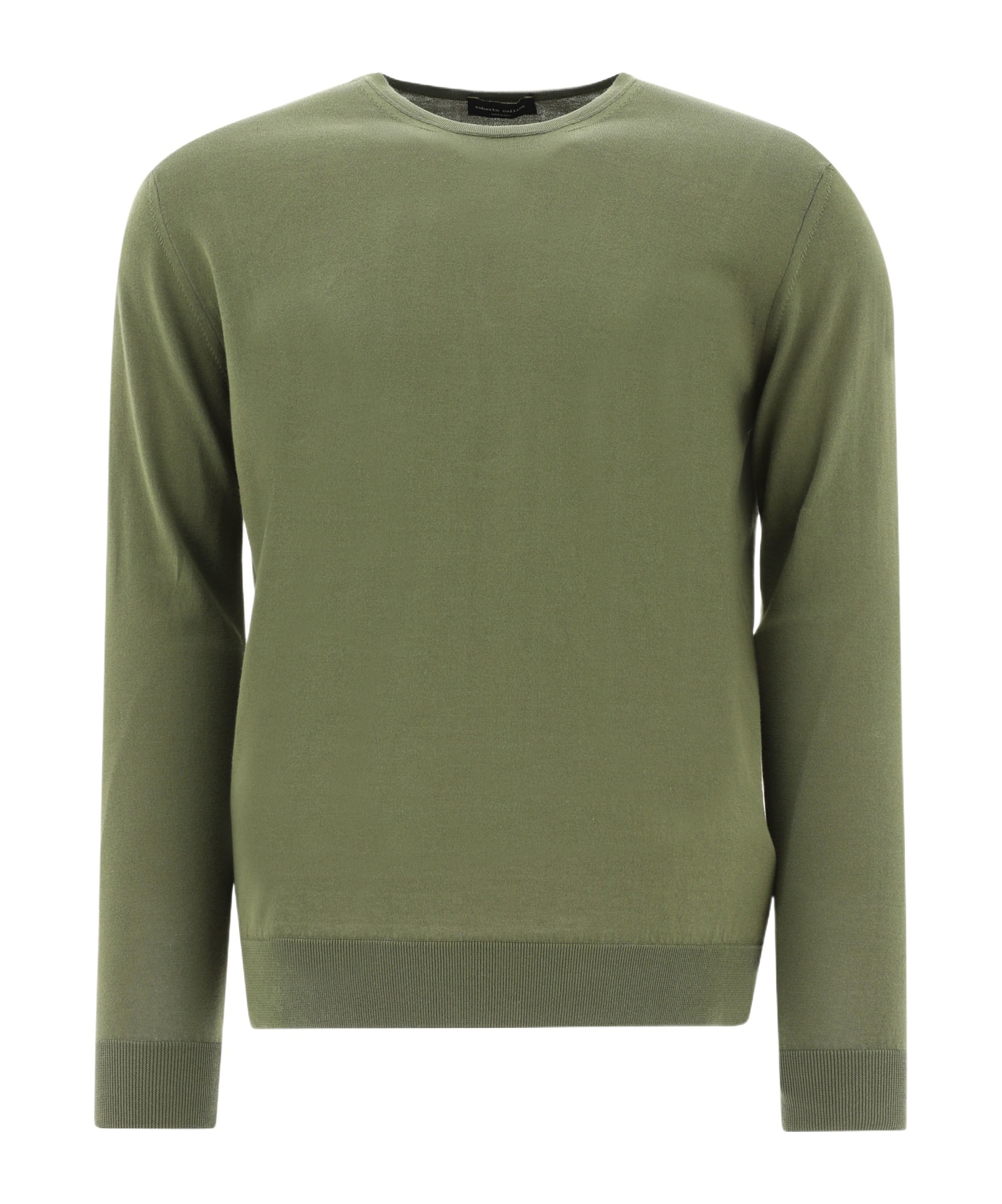 Roberto Collina Rib-trimmed Sweater In Green