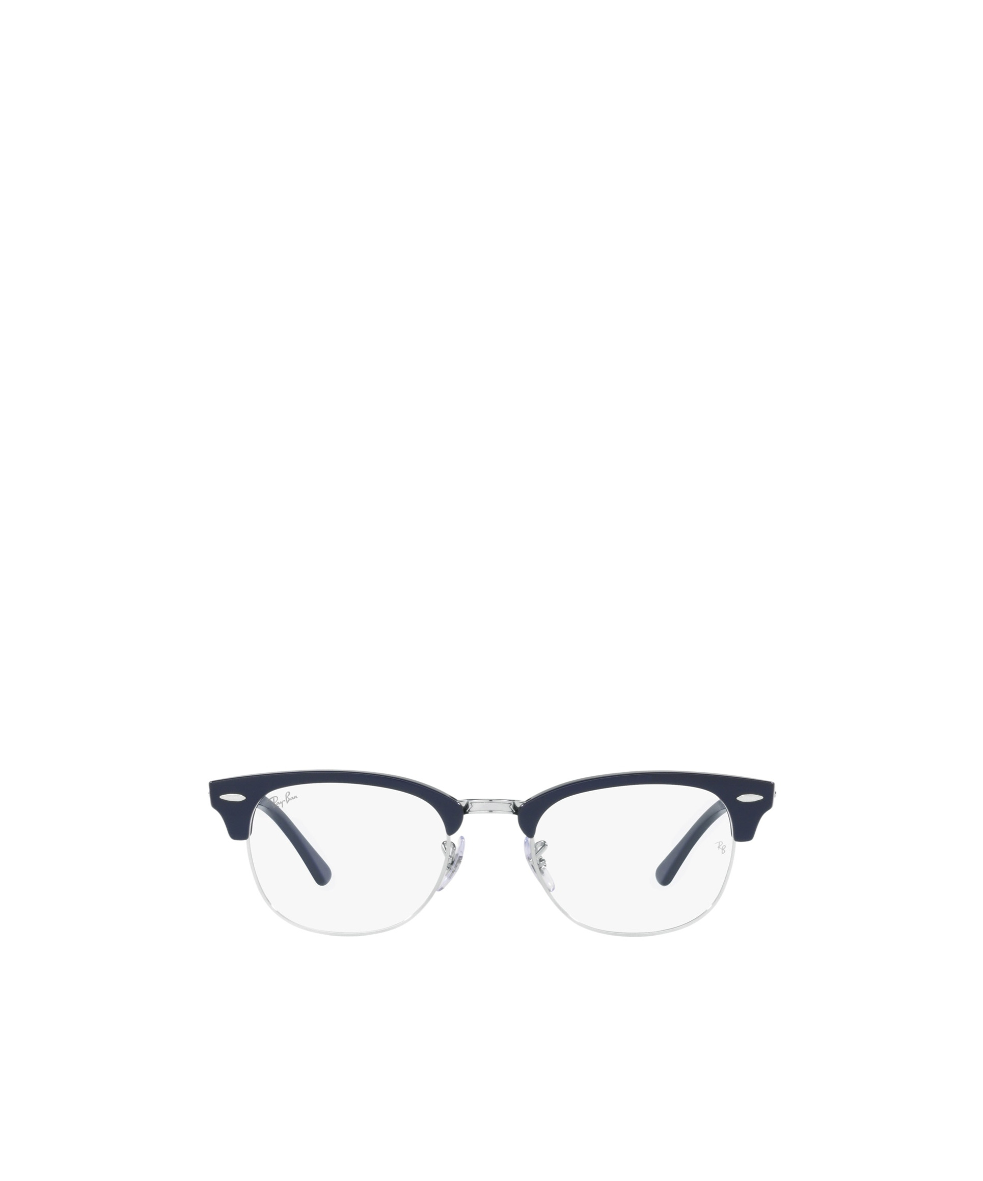 Ray Ban Ray-ban Clubmaster Browline Frame Glasses In White