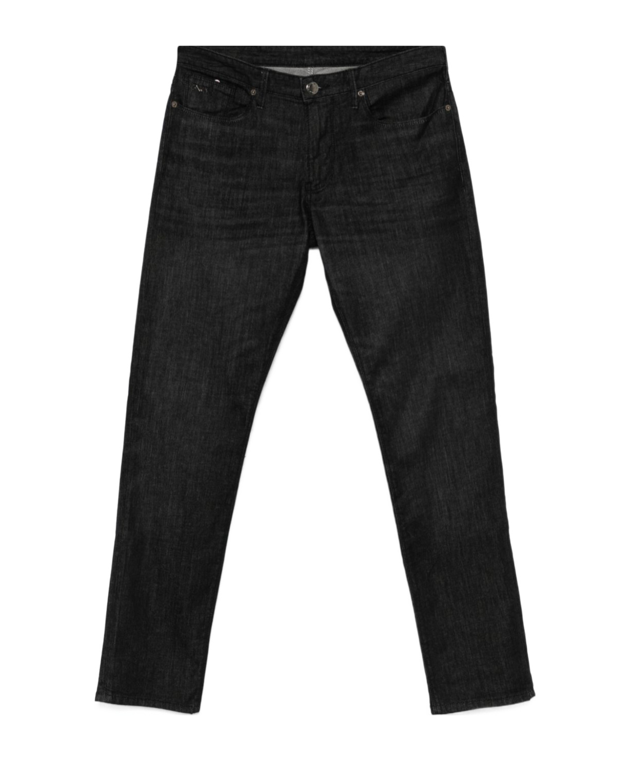 Emporio Armani Men's Denim Cotton Jeans In Black